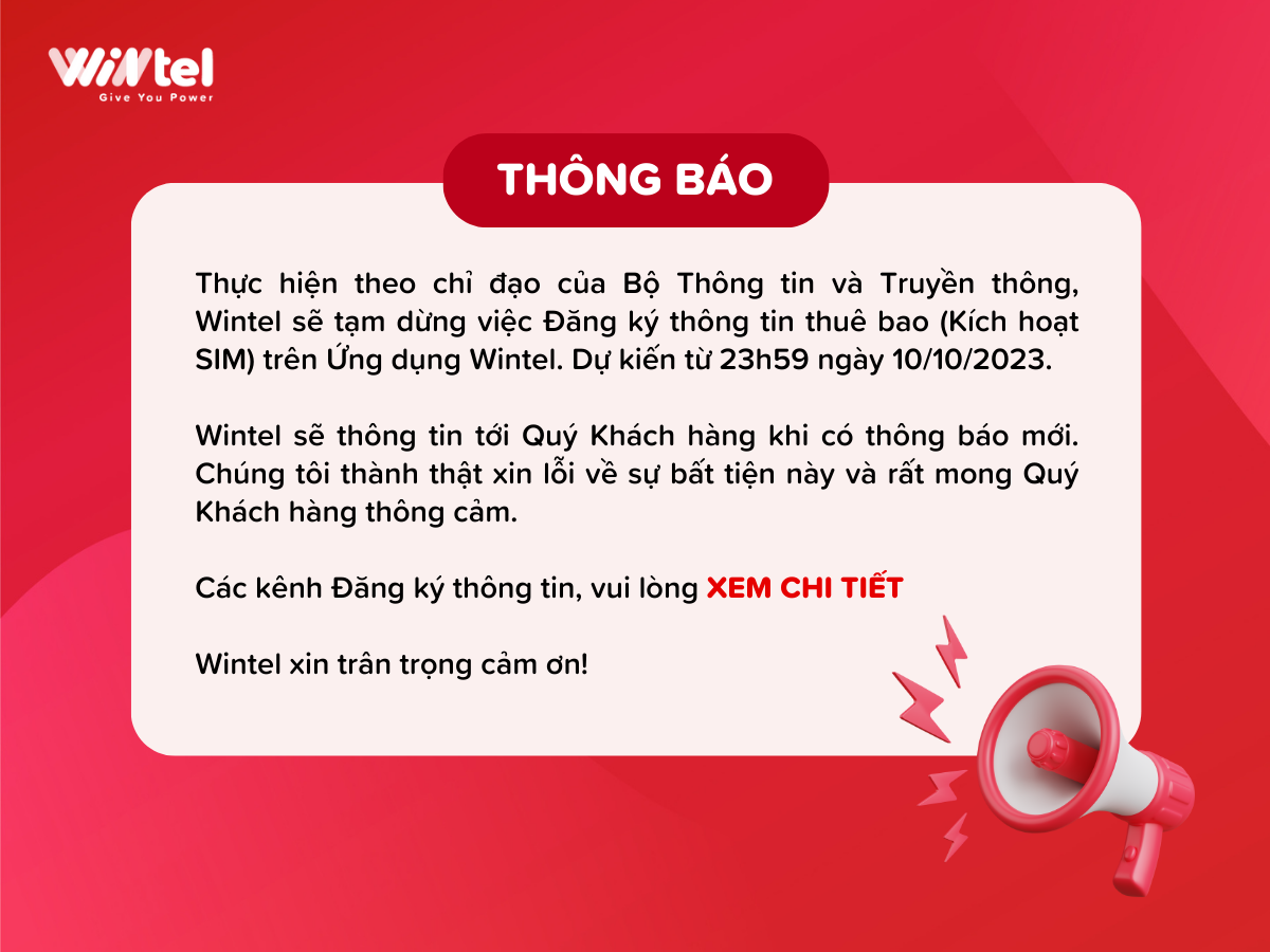 tam-dung-dang-ky-thong-tin-thue-bao-kich-hoat-sim-tren-ung-dung-wintel-tu-23h59-ngay-10-10-2023